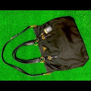 💯Authentic Prada two way tessuto